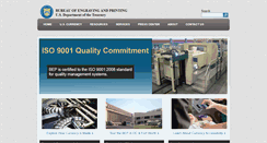 Desktop Screenshot of bep.treas.gov